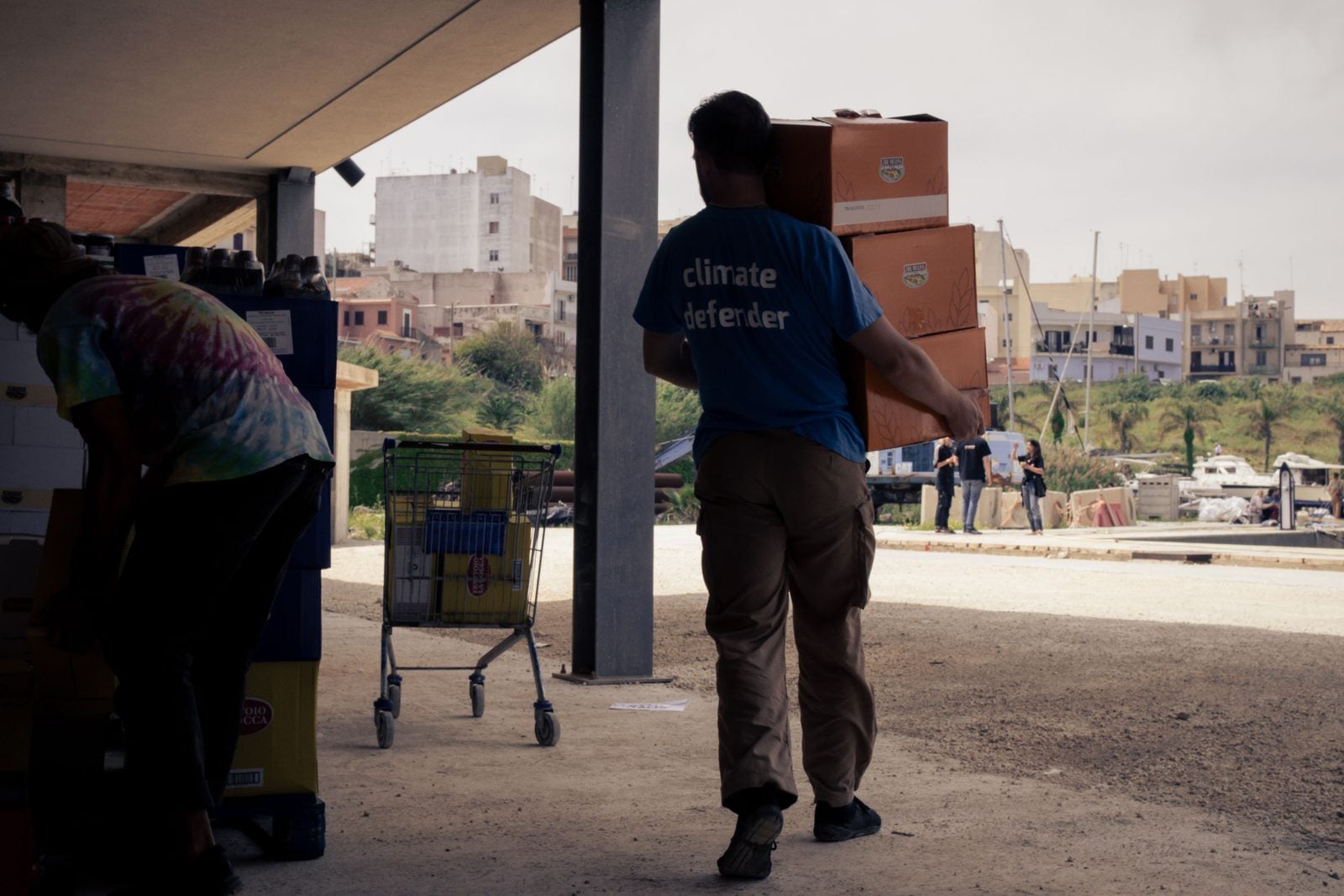 Humanitarian aid loaded for Gaza — food, medical supplies, and childcare essentials