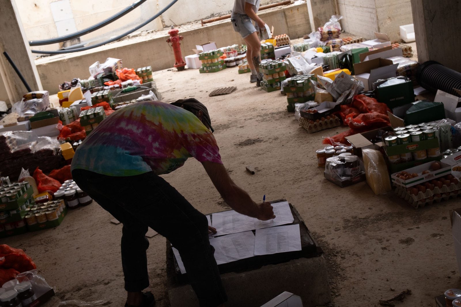 Humanitarian aid loaded for Gaza — food, medical supplies, and childcare essentials
