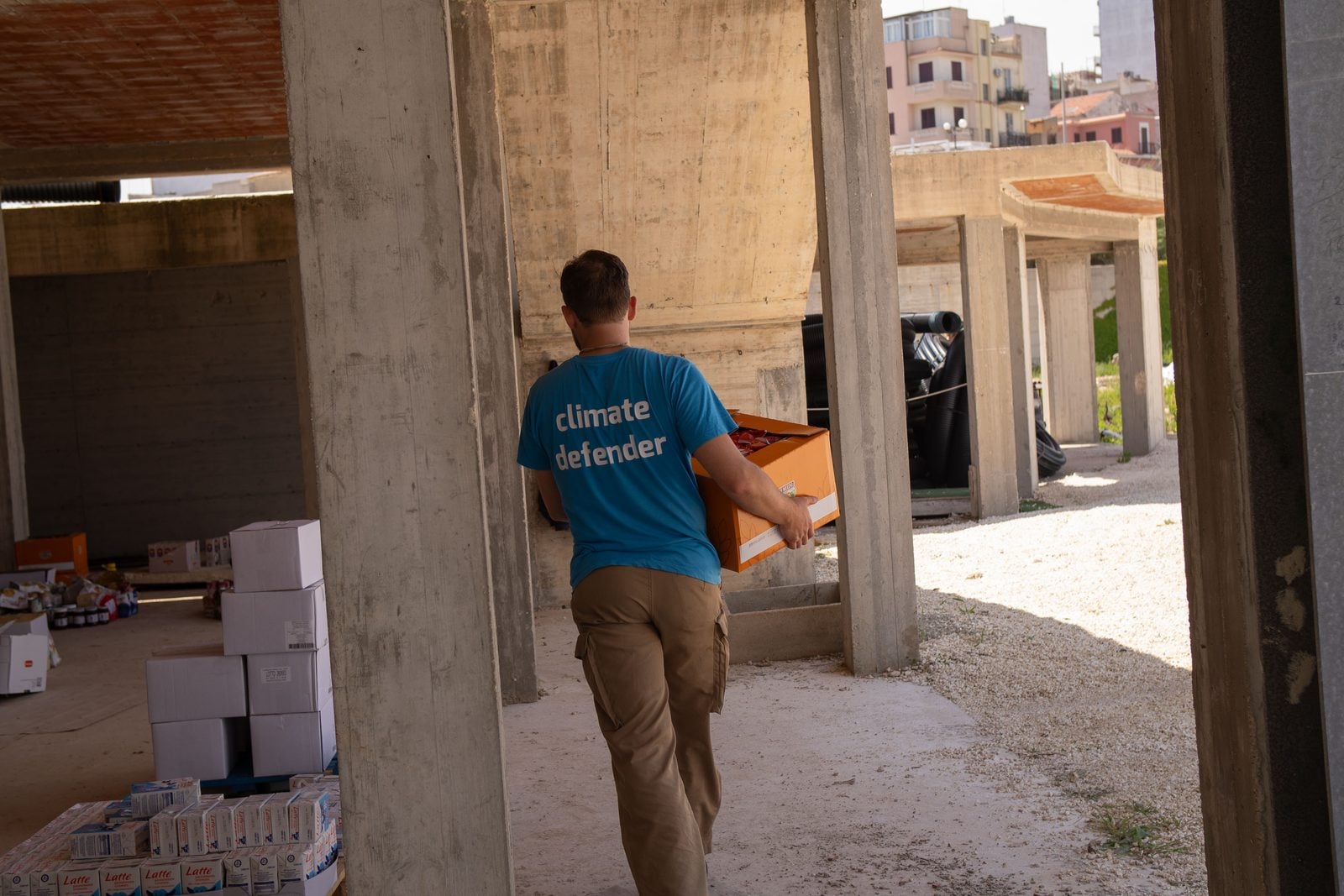 Humanitarian aid loaded for Gaza — food, medical supplies, and childcare essentials